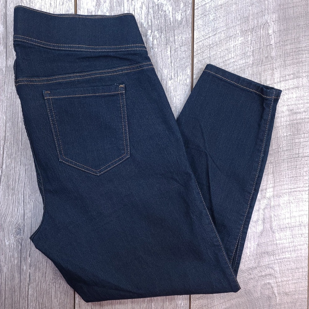 Torrid Jeggings Women 0 Dark Wash Blue Pull On Skinny High Rise Stretch Denim